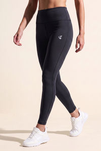 Zelocity Quick Dry Gym Leggings - Black Beauty — thumbnail 4